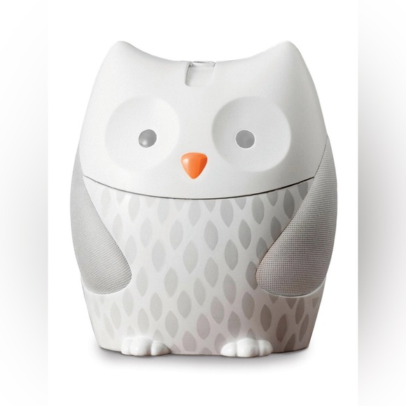 Skip Hop Owl Nightlight with Gray and Orange Accents - Picture 4 of 7